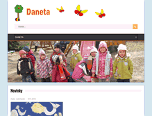 Tablet Screenshot of daneta.cz